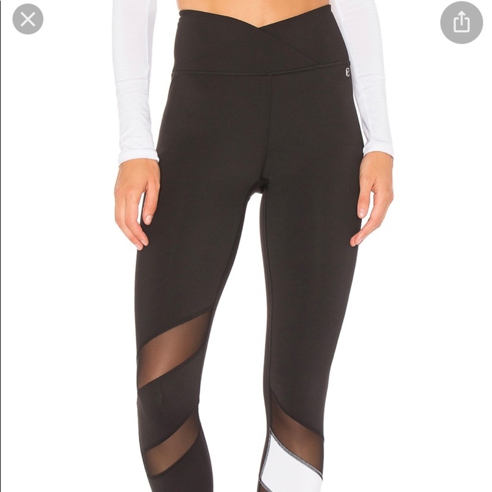 Black/white Mesh Legging